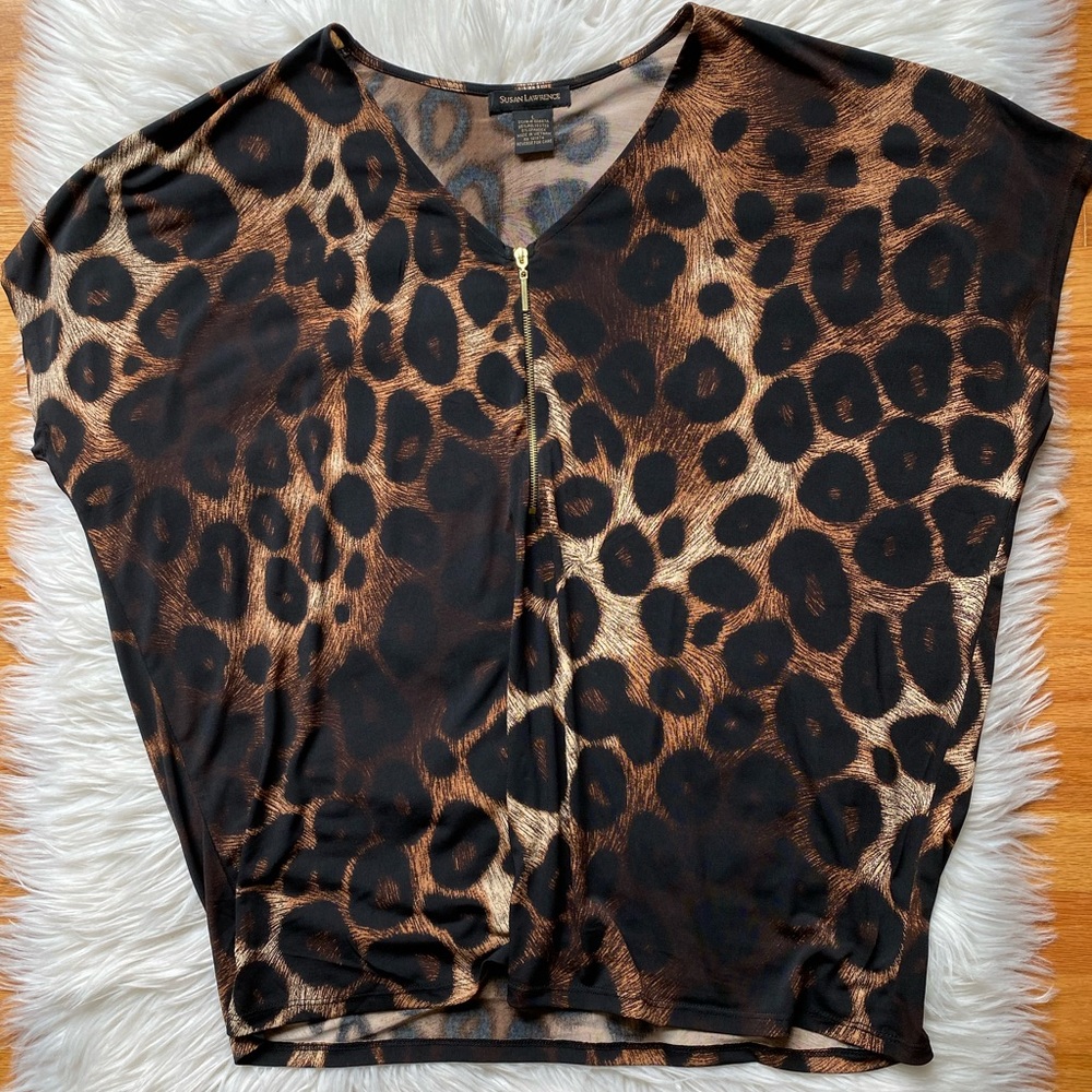 Leopard print blouse
